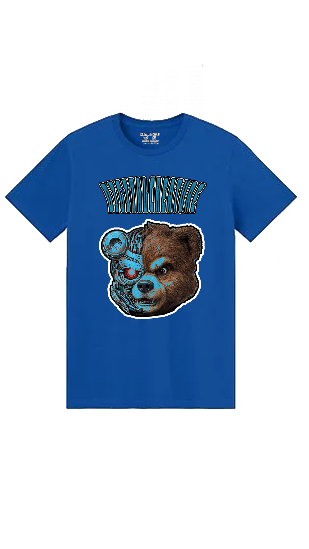 Blue Digital Bear