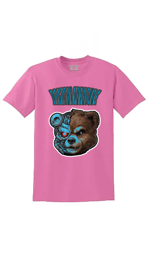 Blue Digital Bear