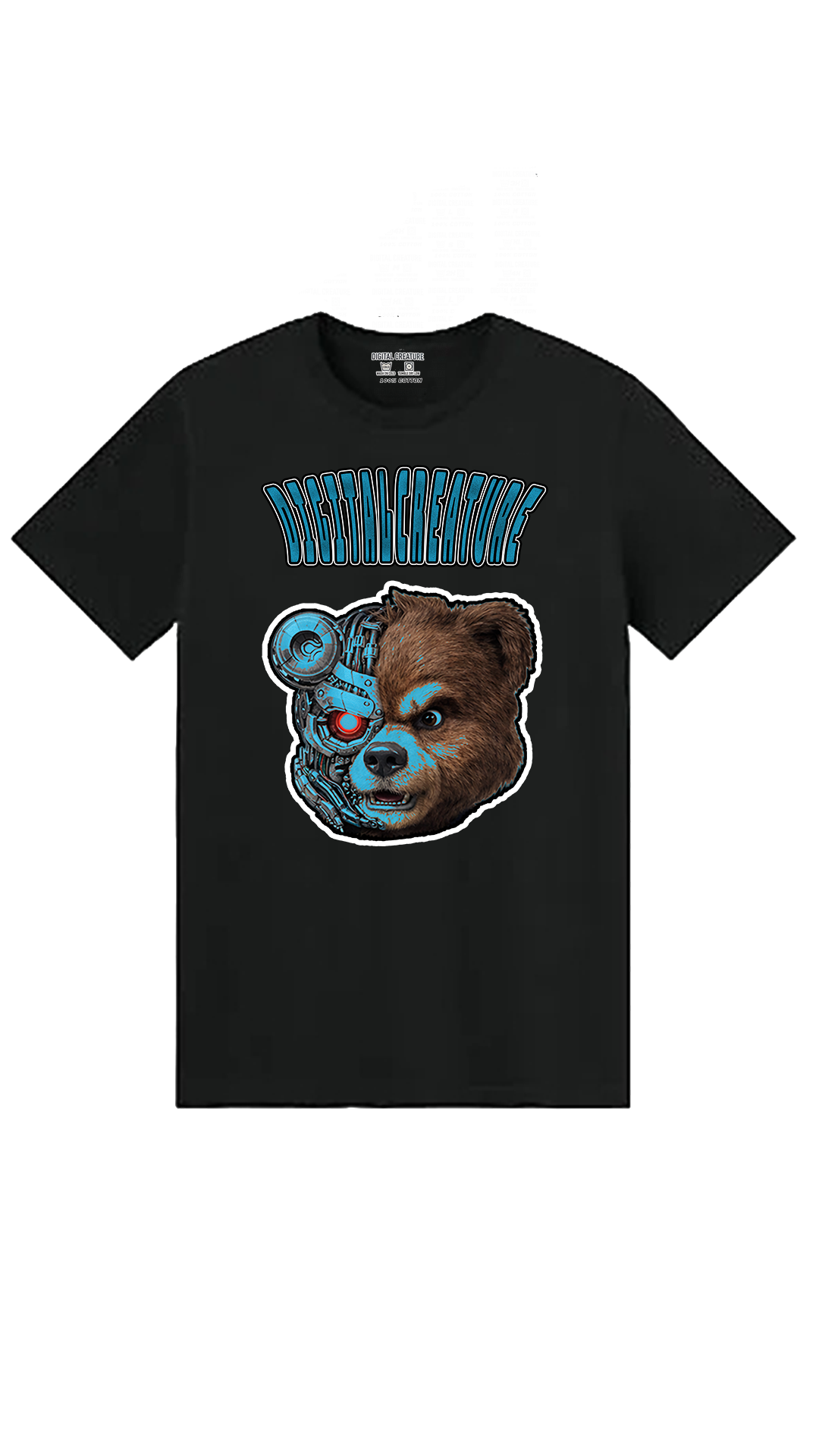 Blue Digital Bear