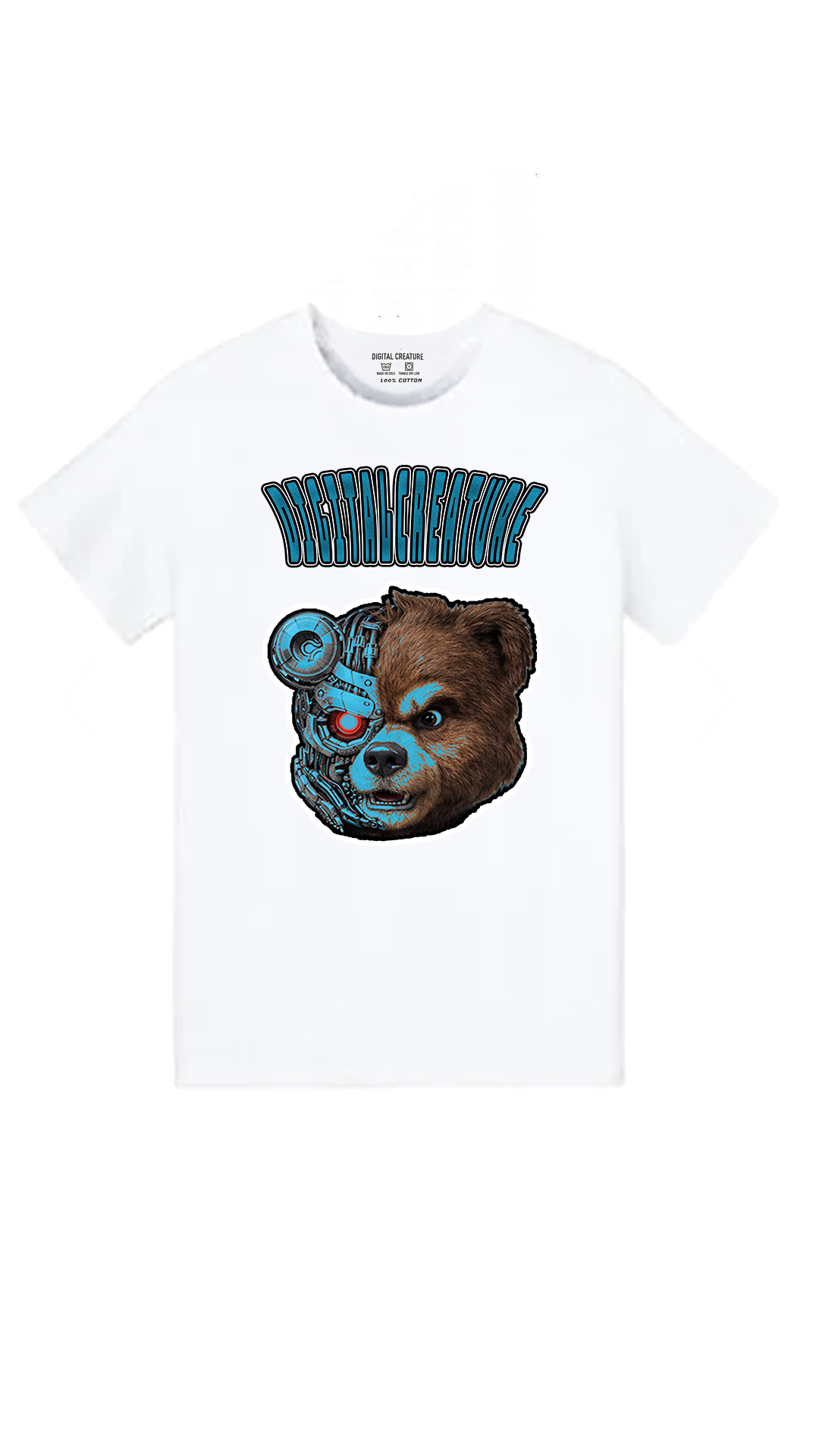 Blue Digital Bear